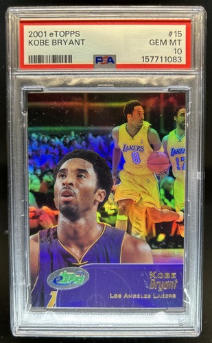 2001-02 Topps eTopps Kobe Bryant #15 Lakers PSA 10 GEM MINT GEM MINT