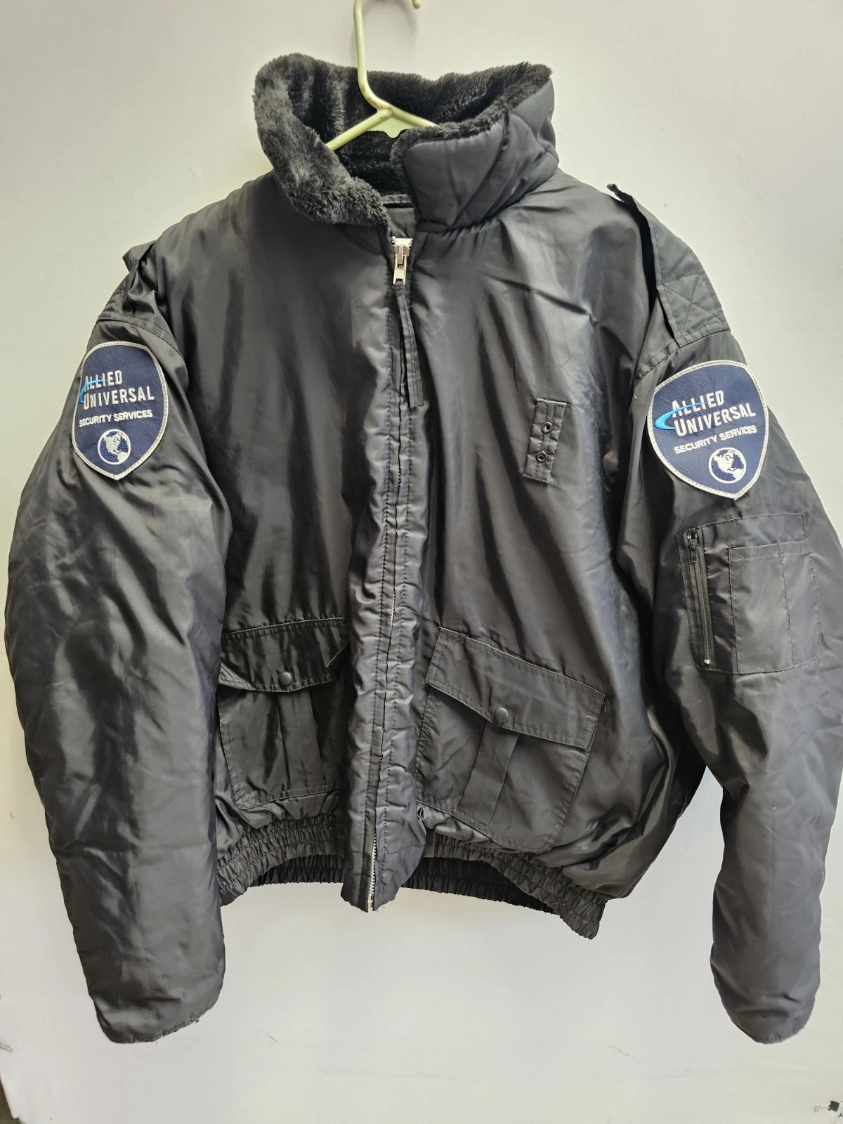Men’s 2xl Allied Universal Security Winter Jacket Full Zip