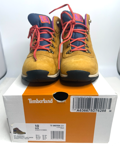 Timberland Mt. Maddsen wasserdichter mittelhoher Wanderstiefel aus vollnarbigem Weizenleder 10 US - Bild 2 von 5