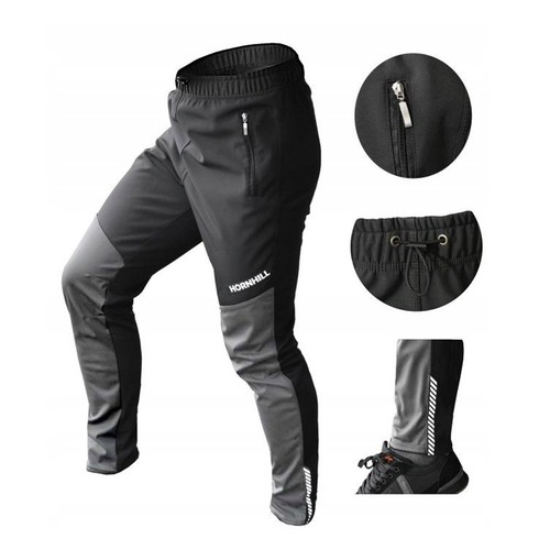 Windproof Waterproof Bike Bicycle Cycling Cycle Rain Mens Trousers Pants Black - Picture 13 of 13