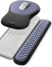 Keyboard and Wrist Rest Set, Ergonomic Wrist Pad , Computer Hand Palm Rest Co...