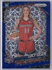 Lucy Olsen Rookie RC 2025 Panini Prizm WNBA Blue Velocity Variation #145 Mystics