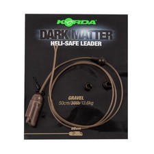 Korda Dark Matter Leader Heli-Safe Gravel 30lb 50cm Carp Fishing Safe Zone