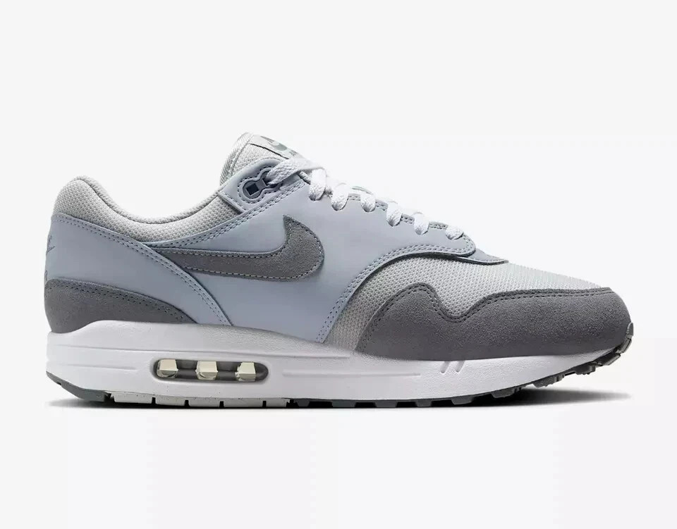 Nike Air Max 1 Men's Size 8 Photon Dust/Smoke Grey Running Shoes HM9936-001  NEW