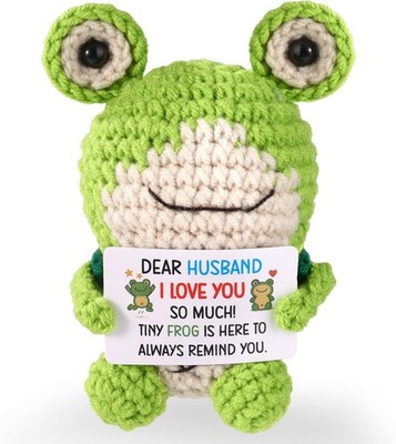 Crochet Frog Surprise - Unique Funny Keepsake Gift for Mom Dad Friends