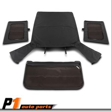 Fits 1988-95 Jeep Wrangler Yj Soft Top W Upper Doorstinted Windowssailcloth