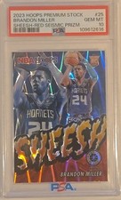 2023 Hoops Premium Stock Brandon Miller Sheesh-red Seismic Prizm /199