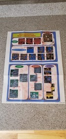Final Fantasy II 2 ii FF - Super Nintendo SNES NES Map Insert Poster Town Guide!