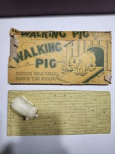 Vintage Ramp Walker With Walking Pig Made In USA. Rough Box!
