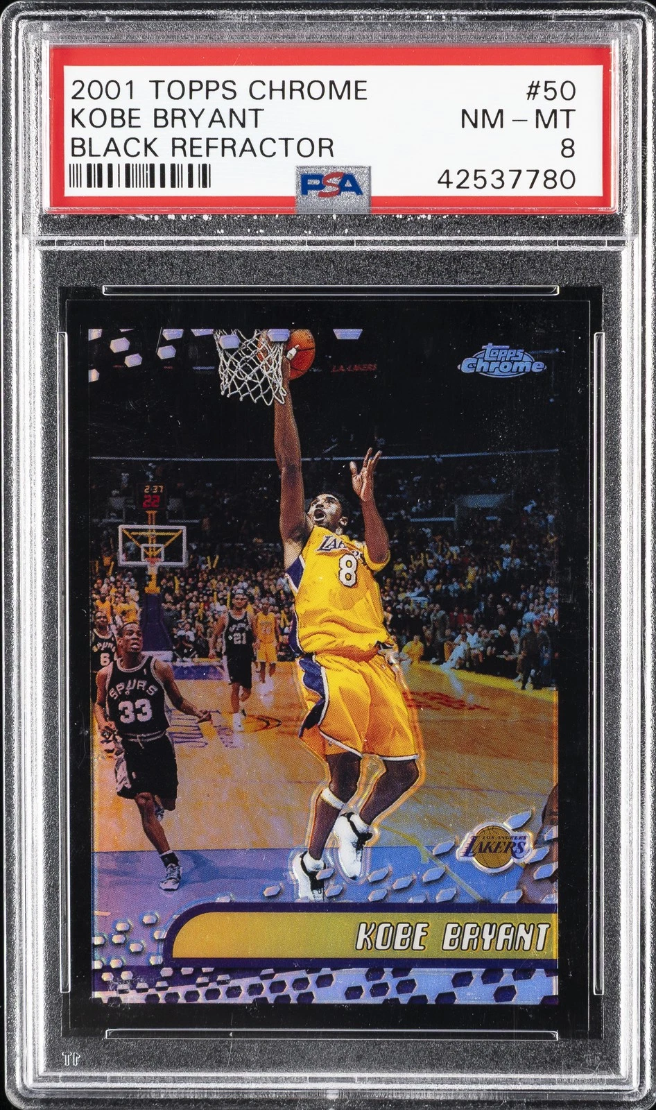 the.e.trader's 2001 Topps Chrome Kobe Bryant Black Refractor