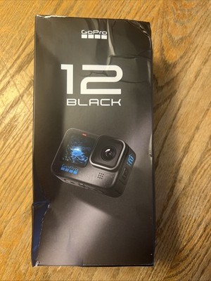 GOPRO HERO 12 BLACK Action Camera, Waterproof, Stabilization, USB-C NEW HERO12