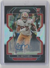 ELI MITCHELL 2021 PANINI CHRONICLES #PB-25 PRIZM AUTOGRAPH RC
