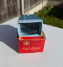 Paterson Royal Viewer Triple Lens Slide Viewer Vintage Retro w/ Box Untested