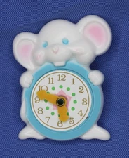 1974 Avon Pin Pals Minute Mouse with Clock Hands Move