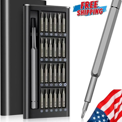 #ad 24 In 1 Small Precision Screwdriver Set Magnetic Mini Screwdriver Bit Set For PC $4.99