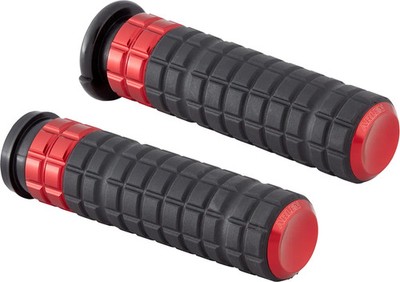 500-021 GRIPS - SPEEDLINER TBW RED FLFBS 1868 ABS SOFTAIL FAT BOY ANN. 114 2018