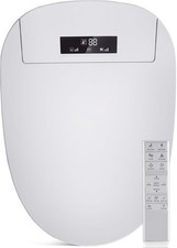 Bidet Toilet Seat with Adjustable Heated Seat Water, Air Dryer, Quiet Close Li