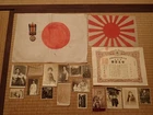 Japanese Japan Showa photos war military WW2 WWII paper flag stock bonds