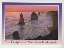THE 12 APOSTLES GREAT OCEAN ROAD VICTORIA NUCOLORVUE POSTCARD