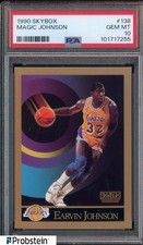 1990 Skybox #138 Magic Earvin Johnson Los Angeles Lakers PSA 10 GEM MINT