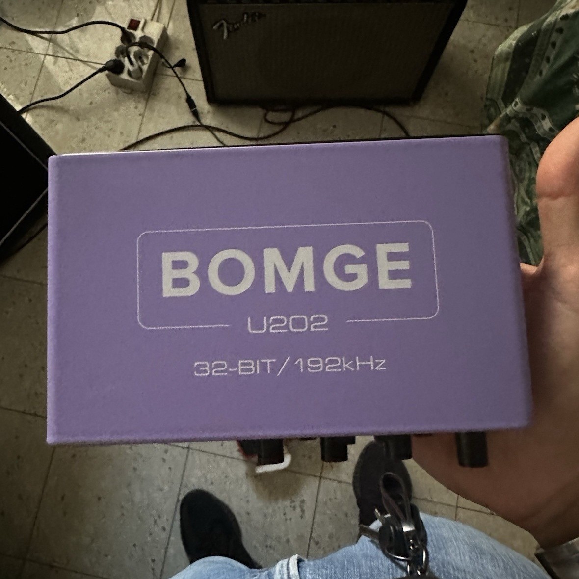 BOMGE U202 Interfaccia Audio USB 32-bit/192 kHz 2 Canali USB-C Cuffie