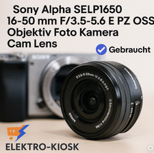 📸 Sony Alpha SELP1650 16-50 mm F/3.5-5.6 E PZ OSS Objektiv Zoom Kamera Cam Lens