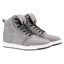 Motorcycle Shoes with Thick Heel Protective Gear Casual Anti-Slip 10.5 Grey