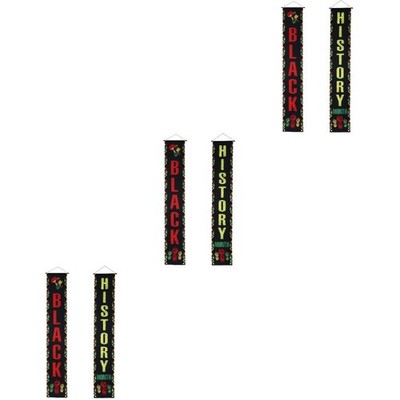 3 Paare Black History Month Banners African American Festival Juneteenth Flagge