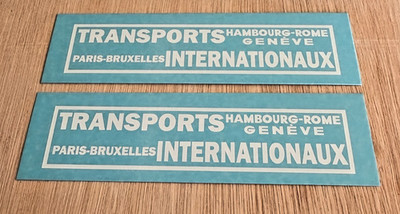 Decal for Berliet GLR and Semi Trailer International Transport JRD