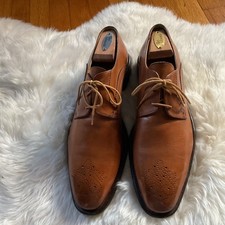 OLIVER SWEENEY UK 10.5 PESCHICI WINGTIP OXFORDS WHISKEY CARAMEL COLOUR