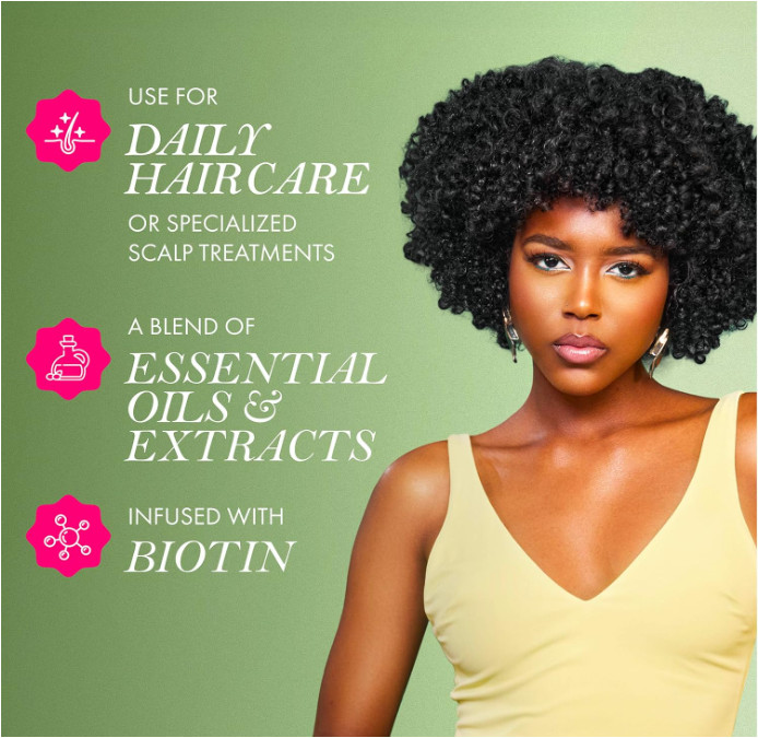 Mielle Organics Rosemary Mint Scalp & Hair Strengthening Oil for All Hair Types,