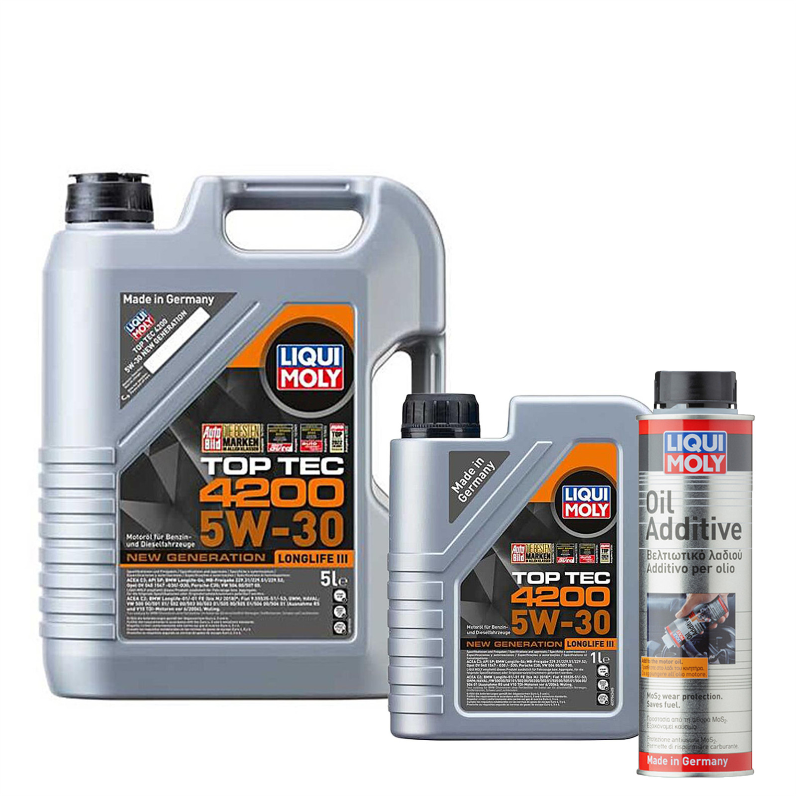 Liqui Moly Top Tec 4200 5W-30 Synthetic Technology Based Engine Oil 5L 5 Litres - Image 36