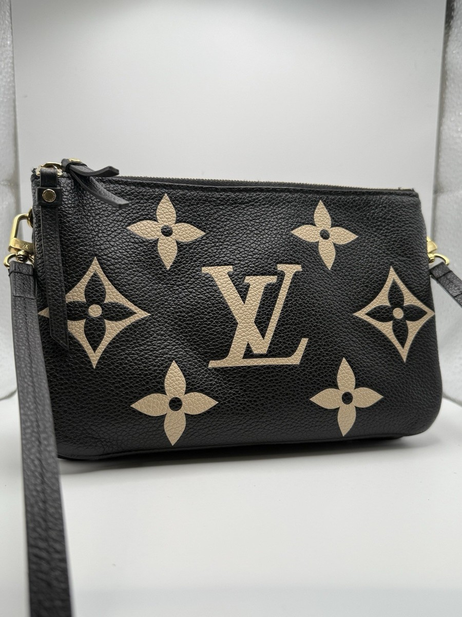 Louis Vuitton Monogram Double Zip Pochette | eBay Louis Vuitton Monogram Double Zip Pochette | eBay