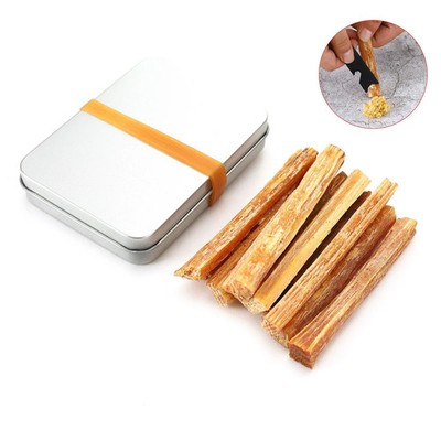 Fatwood Sticks Kit Handgeschnitten Box DIY Bastel Geschenke Dekor