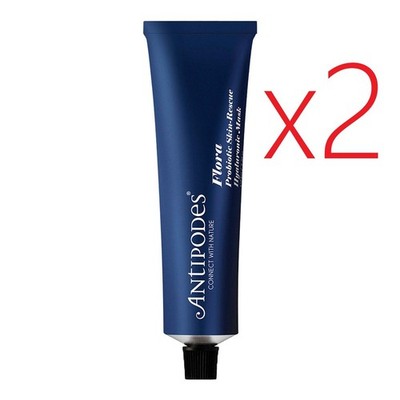 (BULK x2) Antipodes Flora Probiotic Skin-Rescue Hyaluronic Mask 75ml New Zealand