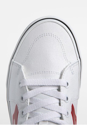 Vans Sneaker Herren | Weiß mit rotem Flammen-Design | Größe 41 | NEU - Bild 4 von 4