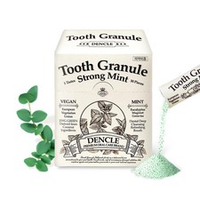 Dencle Tooth Powder Strongmint Fluoride-Free, 30 Count Pack of 1