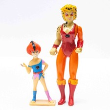 Vintage 1980's LJN ThunderCats CHEETARA & WILYKIT Figures | Loose / No Accessory