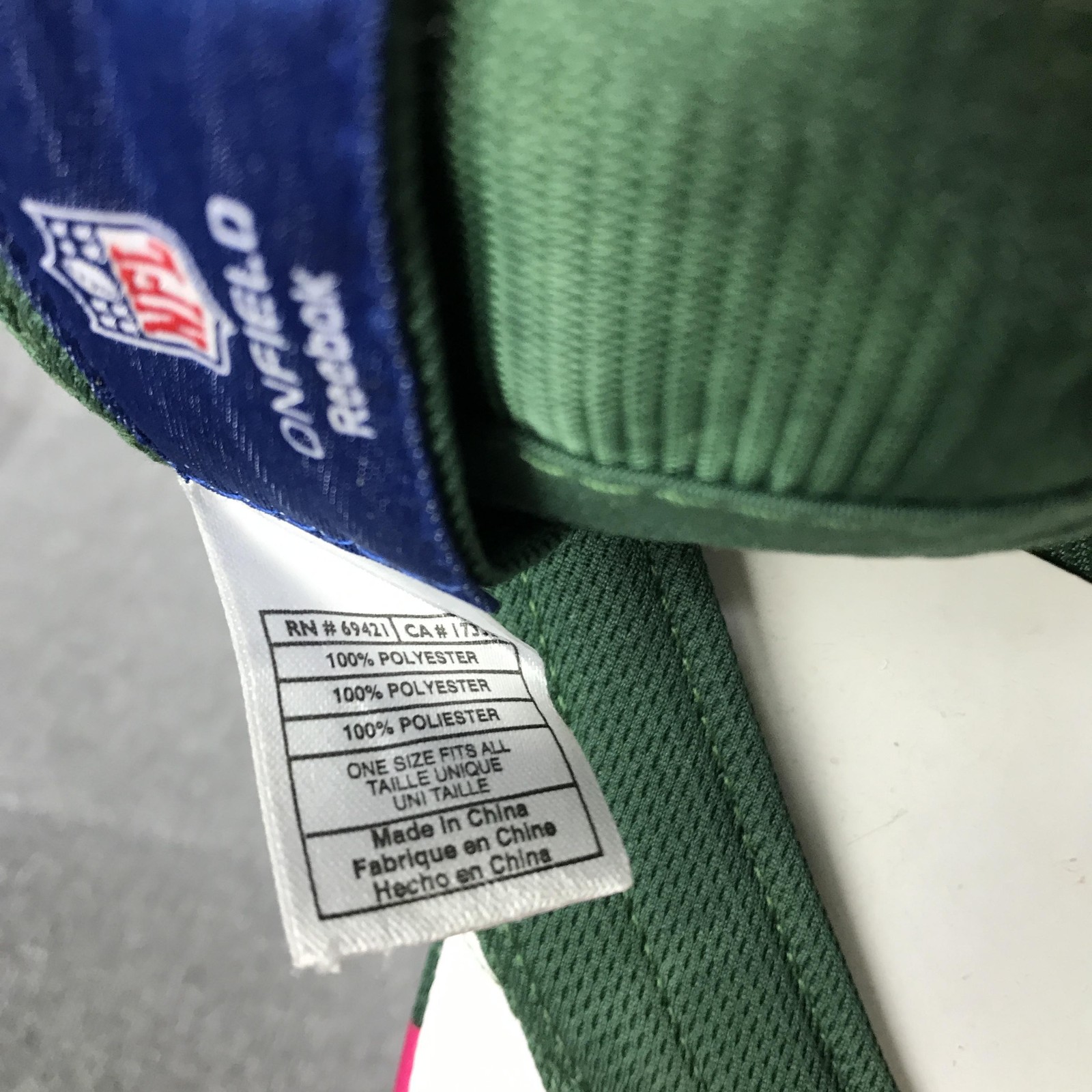 New York Jets Hat Cap Strap Back Mens One Size Green Pink NFL Football Reebok thumbnail 15