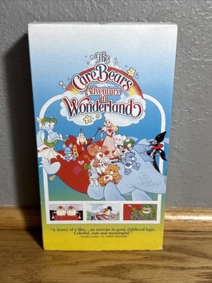 Vintage VHS Carebears Adventure in Wonderland Nelvana Alliance 1999