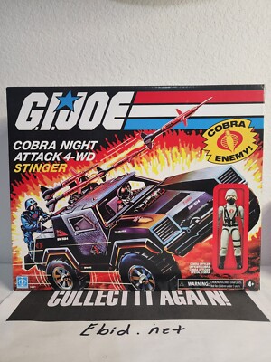 GI Joe 2022 Cobra Night Attack 4WD Stinger with Officer 3.75'' Retro Collection