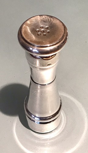 Vintage Antique Italy Sterling Silver Pepper Shaker Grinder Flatware 8”H Old - Picture 2 of 8