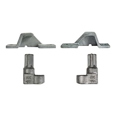 Complete Dump Trailer Cam Lock Door Assembly Set - Heavy Duty, Keyless Entry