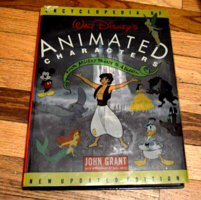 Encyclopedia Of Walt Disney's Animated Characters By John Grant 1ST ED NEW!