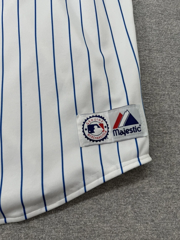 Vintage Majestic New York Mets David Wright #5 jersey sz 4XL Split Pin Stripe - Image 2 of 4