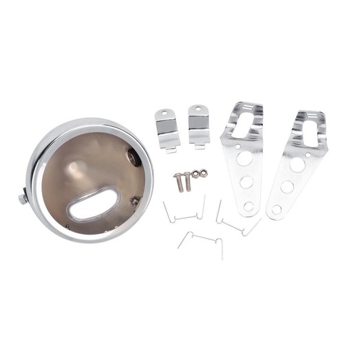 5.75" LED Headlight Mount Housing Bucket Shell For Honda Shadow Spirit 700 750 - Picture 8 of 12