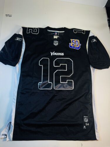 Reebok Authentic Percy Harvin Minnesota Vikings 50TH Anniversary Jersey Sz 54