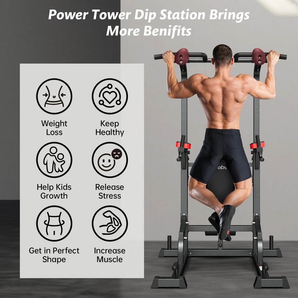 Power Tower Pull up Bar for Home Gym Multi-Function Pull up Bar Stand Dip Bar - Image 4 of 4