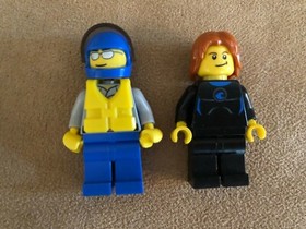 60011 Lego Complete Lego Surfer Rescue boat beach city town coast guard