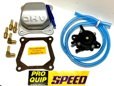 Mini Bike Performance Fuel Pump Vented Cover Kit w/Fittings & Hose 24hrShip USA